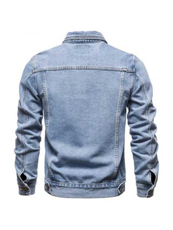 Men's denim jacket casual outdoor wear