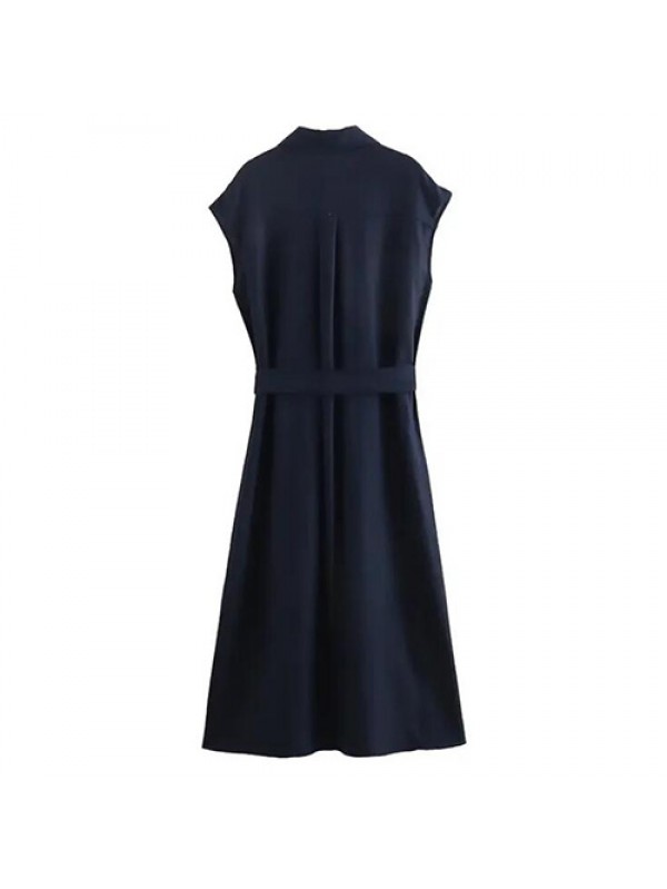 Retro sleeveless women's dress