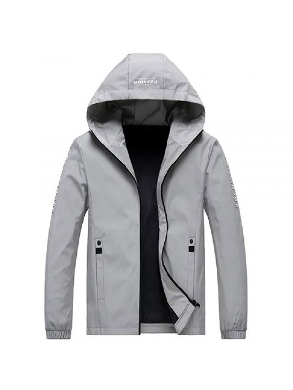 Customized men's winter hooded waterproof jacket