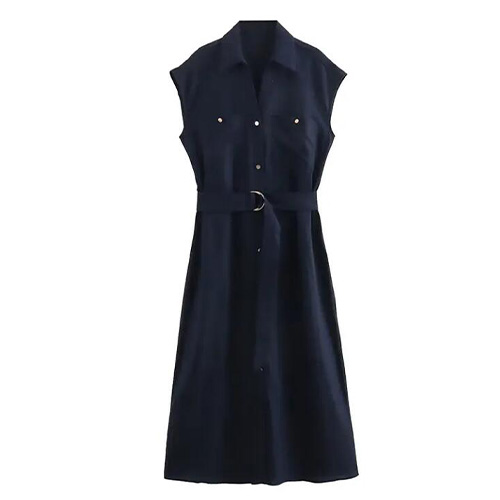 Retro sleeveless women's dress