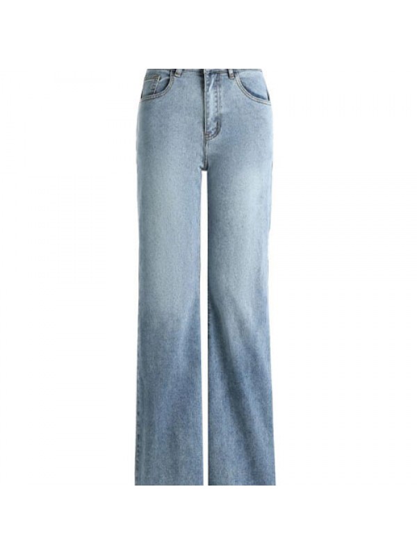 High quality women's wide leg denim pants